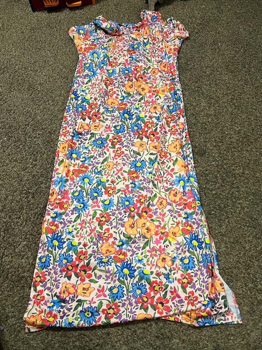LoveBug Boutique Floral Maxi Dress, Size L